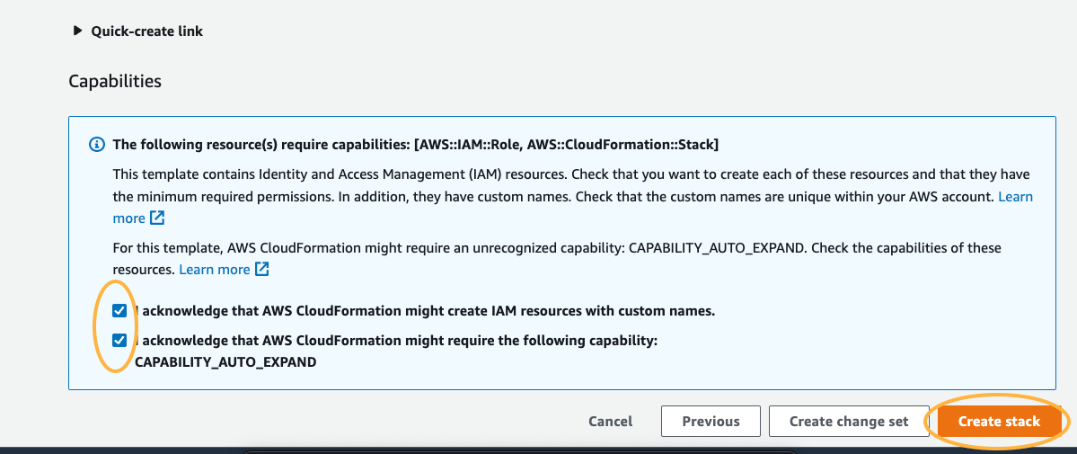 Create Stack Step 4