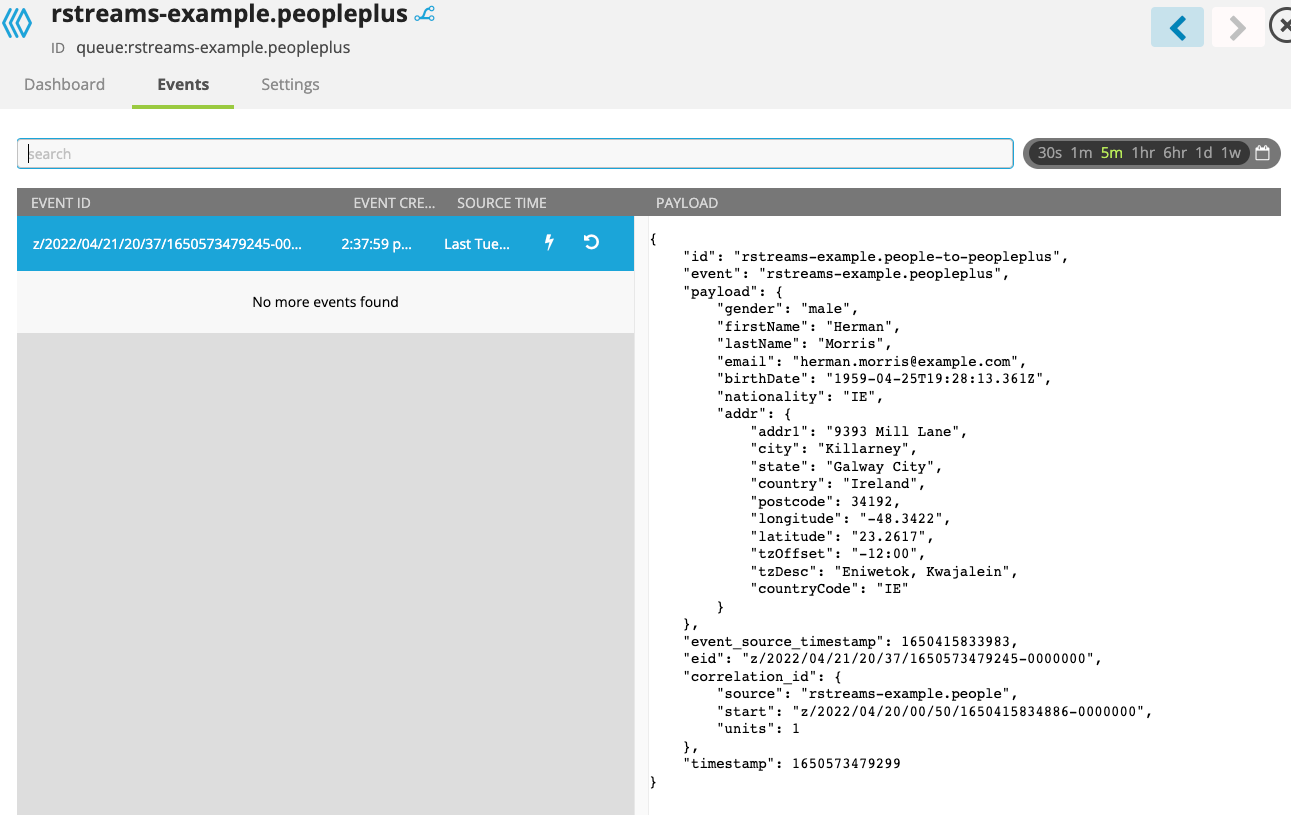 Pipe Readable to Writable Events